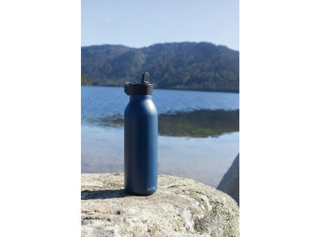 Avira Ara RCS Re-Steel Fliptop Wasserflasche 500ml Werbeartikel