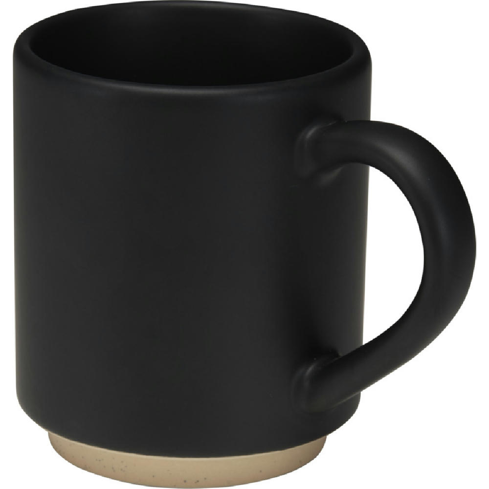 Camilla stapelbarer Keramikbecher, 180 ml, mit matter Oberfläche Werbeartikel