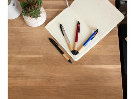 ABS-Kugelschreiber Malachi mit 3 Tintenfarben bedrucken