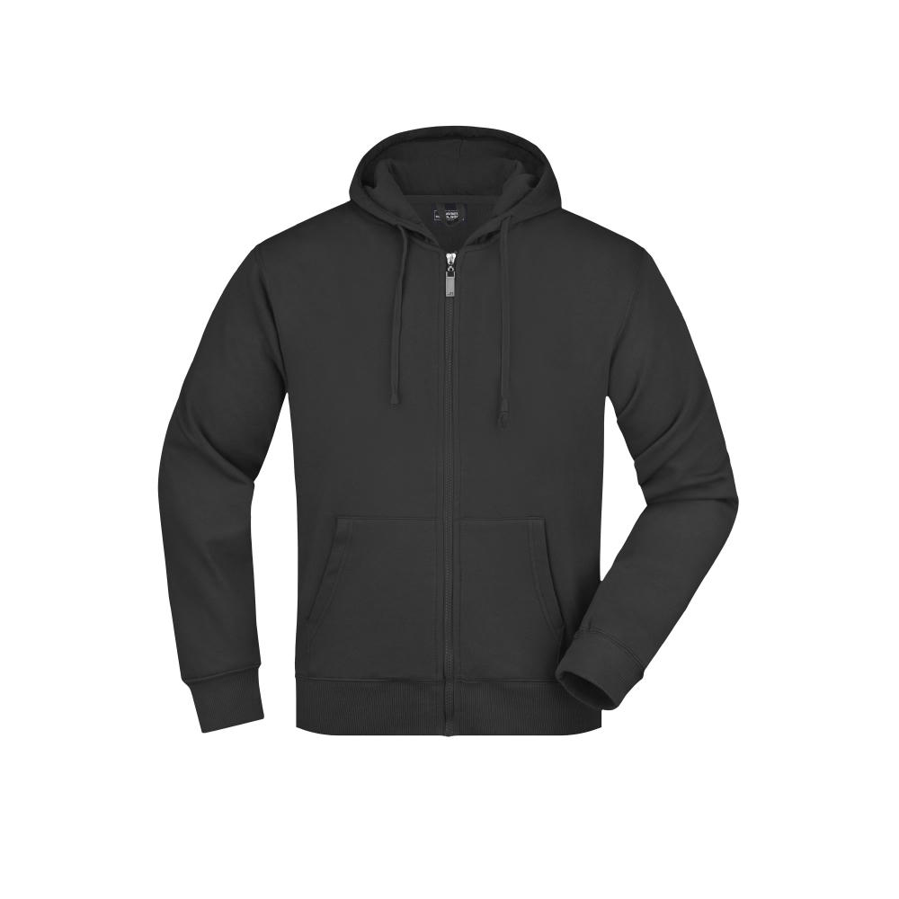 Men's Hooded Jacket - Kapuzenjacke aus formbeständiger Sweat-Qualität Werbeartikel