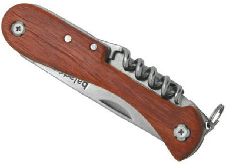 Multifunktionsmesser 'Barrow', Padoukholz Werbeartikel