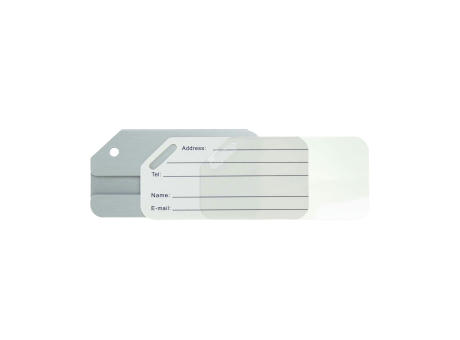 Aluminium Luggage Tag Silber Werbeartikel
