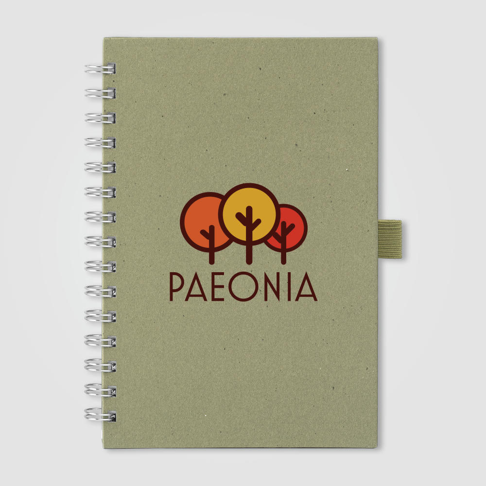 Product image Terra Spiralnotizbuch aus recyceltem Milchkarton & mit FSC-Papier - A5 Werbeartikel