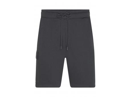 Men's Lounge Shorts - Modische, kurze Sweathose aus BIO-Baumwolle im Cargo-Style Werbeartikel