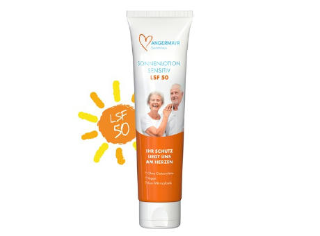 100 ml Tube - Sonnenmilch LSF 50 (sensitiv) - FullbodyPrint Werbeartikel