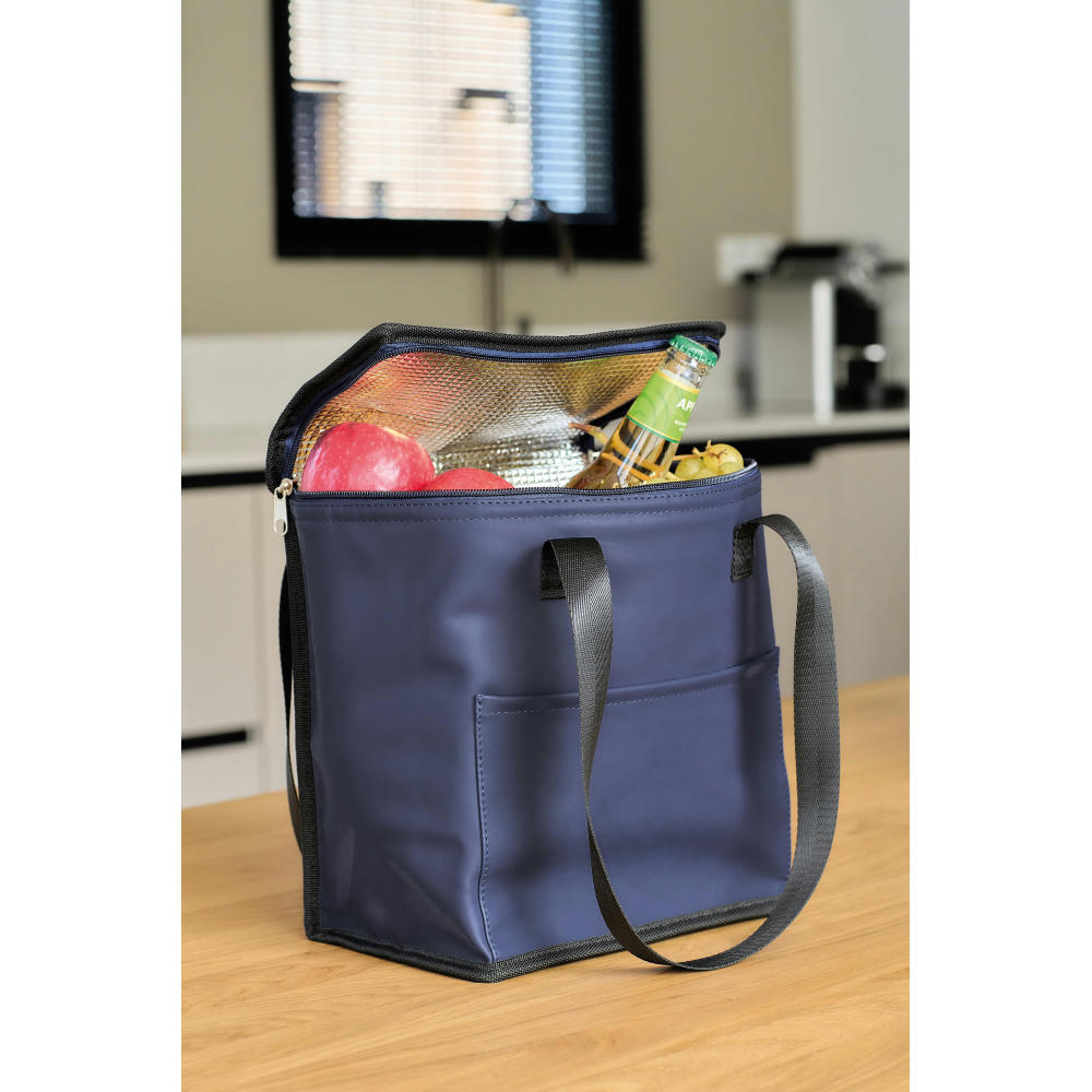 Recycelte PU-Kühltasche Adira Werbeartikel