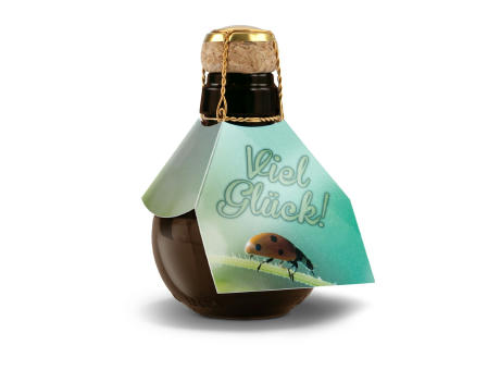 Kleinste Sektflasche der Welt! Viel Glück - Ohne Geschenkkarton, 125 ml Werbeartikel