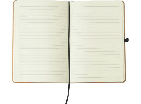 Notizbuch aus recyceltem Leder (A5) Gianna Werbeartikel