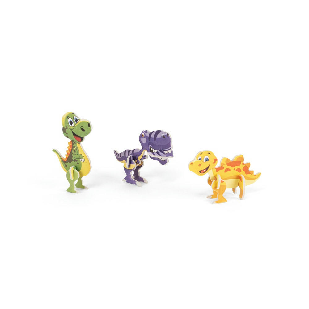 Product image DINOSAURUS. 3D-Puzzle in Dinosaurierform aus Papier und EVA Werbeartikel
