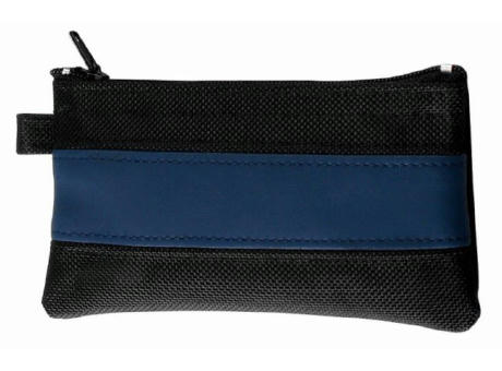 Product image CreativDesign® Schlüsseltasche "ColourLane" schwarz/blau Werbeartikel