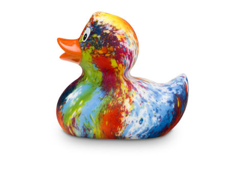 Werbeente Kathrin Kunterbunt, ca. 8 cm Werbeartikel