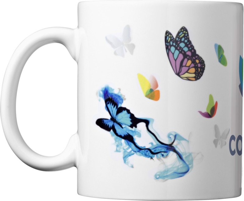 Pic 330 ml Sublimations-Keramiktasse bedruckbar – Fototasse als Werbeartikel mit individuellem Logo Druck