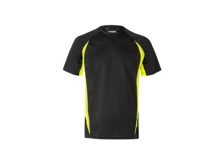 VL SLAYER. Zweifarbiges technisches T-Shirt mit Bird-Eye-Design (160 g/m²), aus Polyester (100%) Werbeartikel