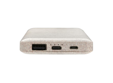 10.000 mAh Weizenstroh Powerbank bedrucken