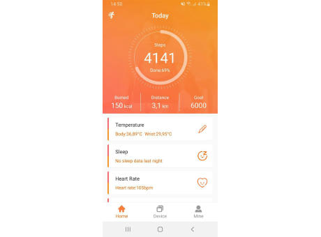 ABS-Smartwatch Dominic Werbeartikel