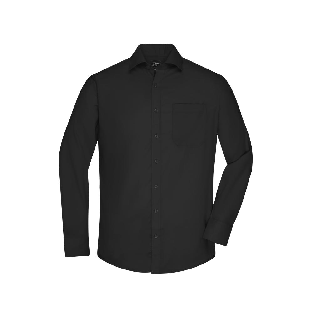 Product image Men's Shirt Longsleeve Micro-Twill - Klassisches Shirt in pflegeleichter Baumwollqualität Werbeartikel