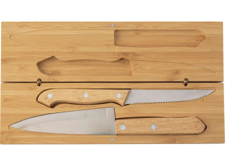 Bambus-Messer-Set Tony Werbeartikel