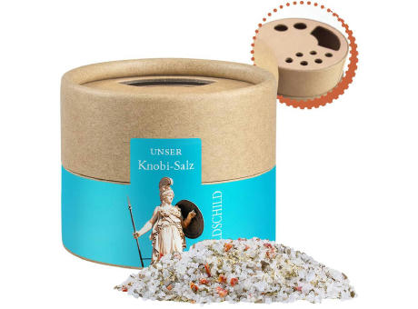 Tzatzikisalz, ca. 60g, Kraftpapierstreuer Mini Werbeartikel