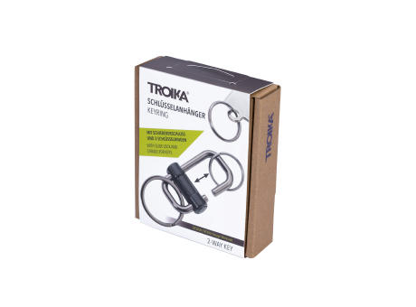TROIKA Schlüsselanhänger 2-WAY KEY bedrucken