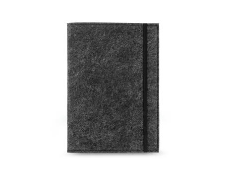 BALDWIN. A5 Notizblock mit Umschlag aus recyceltem Filz (100% rPET) und linierten Seiten aus 100 % Recyclingpapier bedrucken