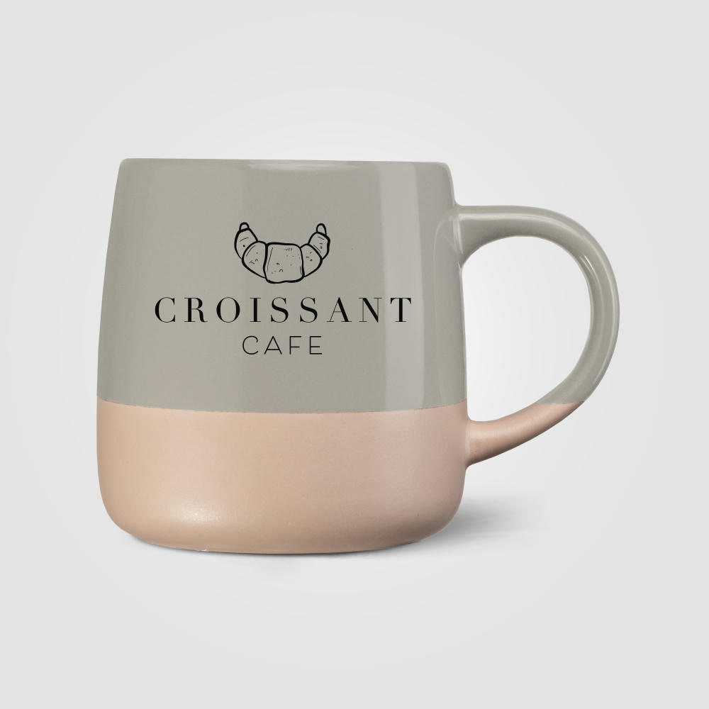 Product image Atlas Keramiktasse mit Farbblock-Design - 445 ml Werbeartikel