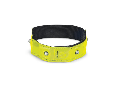 Product image VISIBLE. Armband, reflektierend mit 4 roten LEDs Werbeartikel