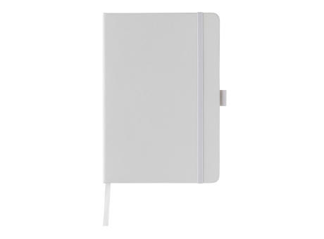 Sam A5 Notizbuch aus RCS zertifiziertem Lederfaserstoff Werbeartikel