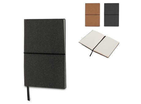Notizbuch mit Einband aus recycelten Leder Din A5 Werbeartikel