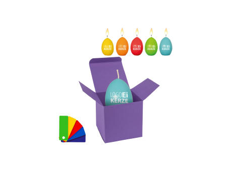 Product image ColorBox LogoEi Kerze Werbeartikel