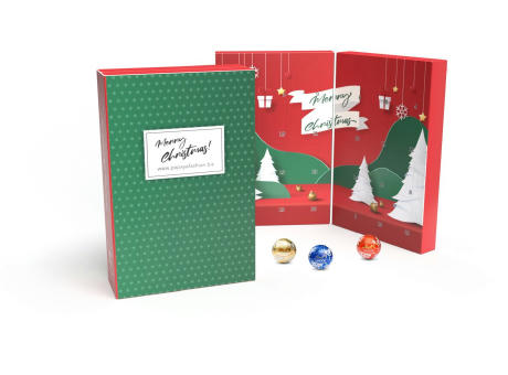 Lindt Lindor Adventskalender "Buch" Eco Werbeartikel