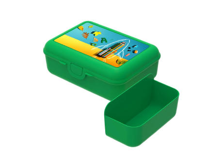 Vorratsdose "School-Box" deluxe, mit Trennschale Werbeartikel