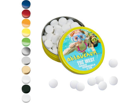 Product image XS-Taschendose mit Stevia*-Pfefferminzpastillen, 18g Werbeartikel