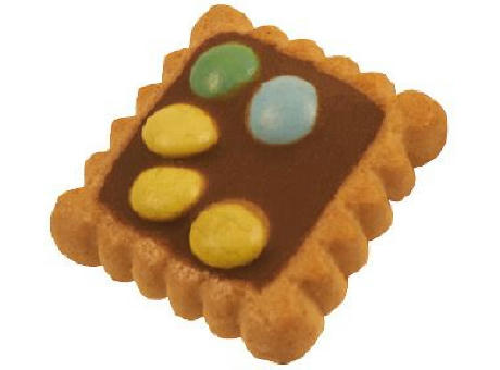 Leibniz Kekse Knusper Snack & Kunterbunt Flowpack,   1 Stück, Inhalt: Leibniz Knusper Snack mit Cornflakes Werbeartikel