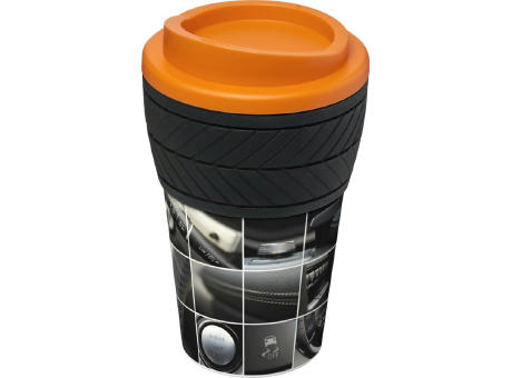 Product image Brite-Americano® 350 ml Isolierbecher mit Schutzring Reifen-Design bedrucken