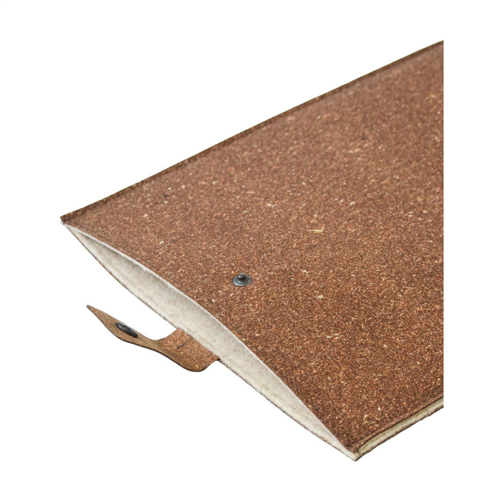 Recycled Leather Laptop Sleeve 16" Werbeartikel