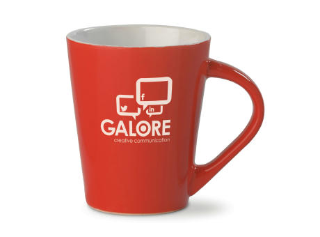 Kaffeebecher Nice hellrot 270ml bedrucken
