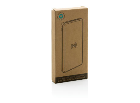 RCS Rplastic 8.000mAh Wireless Powerbank bedrucken