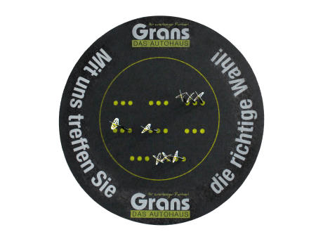 Darthalterung Innen-Kreis 45 cm mit Platz für 24 Pfeile | inkl. 4c Digitaldruck Werbeartikel