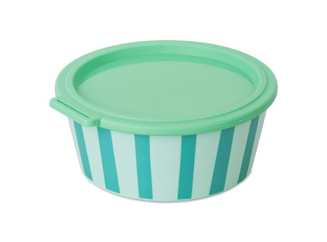 Koziol NORA BOX 1,3l STRIPES Schale 1,3l mit Deckel Werbeartikel