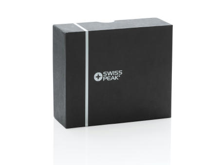 Swiss Peak TWS Ohrhörer 2.0 aus RCS recyceltem Kunststoff Werbeartikel