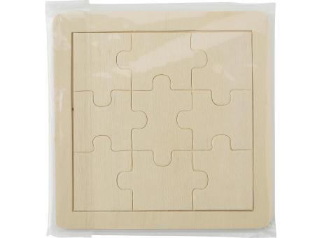 Product image Neunteiliges Puzzle aus Holz Alvaro Werbeartikel