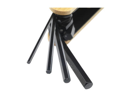 Bamboo Black Tool Werkzeugset Werbeartikel