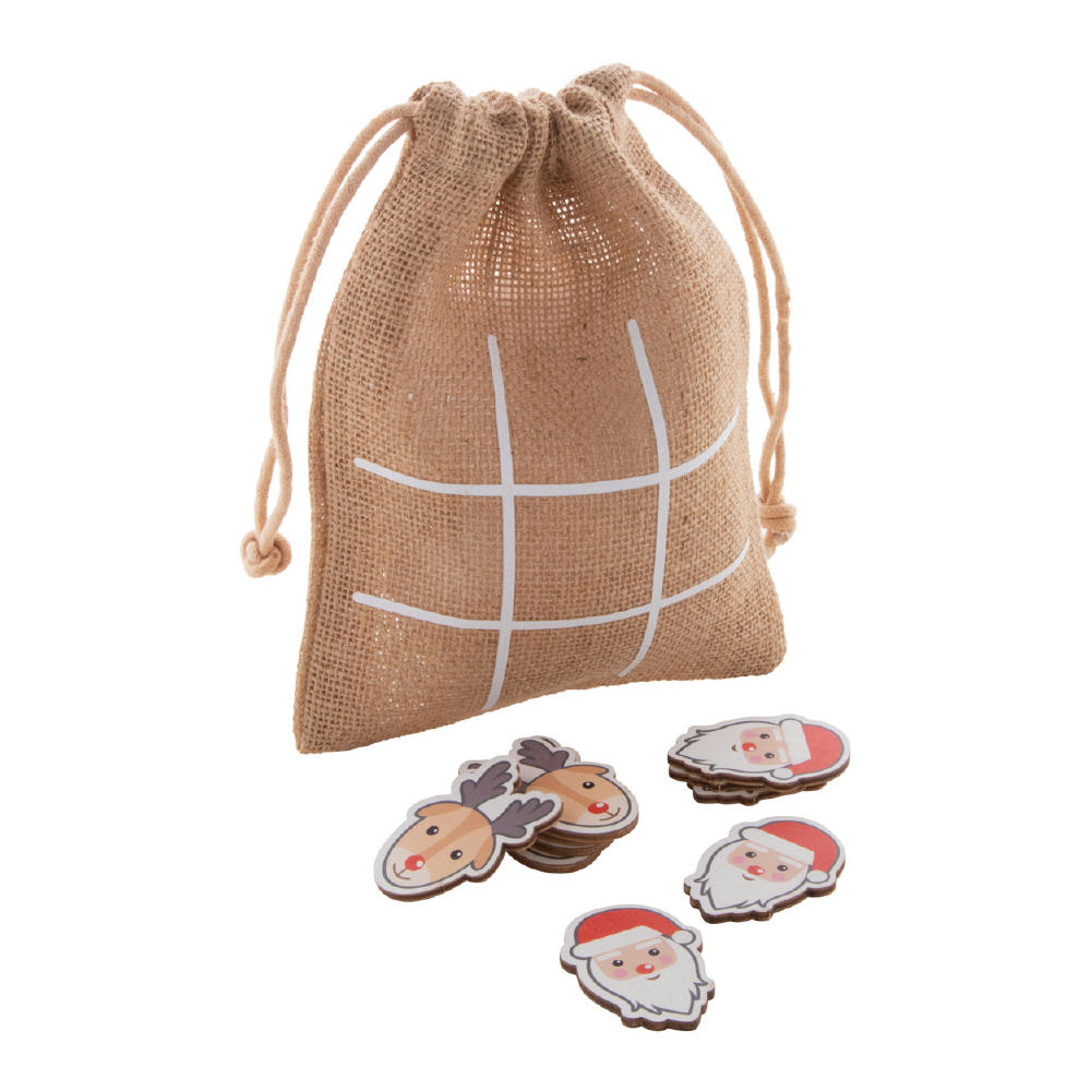 Product image Weihnachtliches Tic-Tac-Toe Weihnachtsmann & Rentier Juxo Werbeartikel