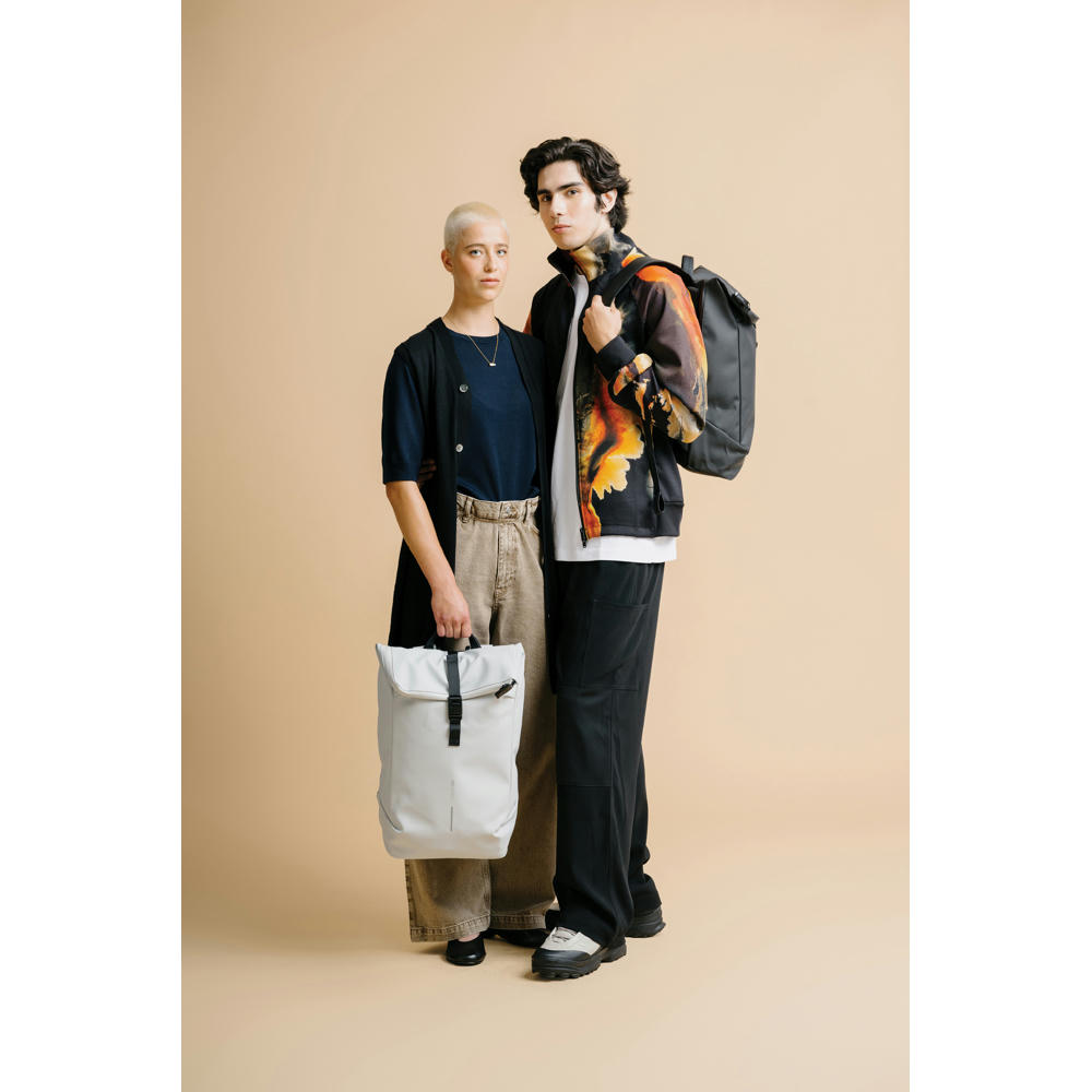 Urban wasserabweisender Flap-Top Rucksack Werbeartikel