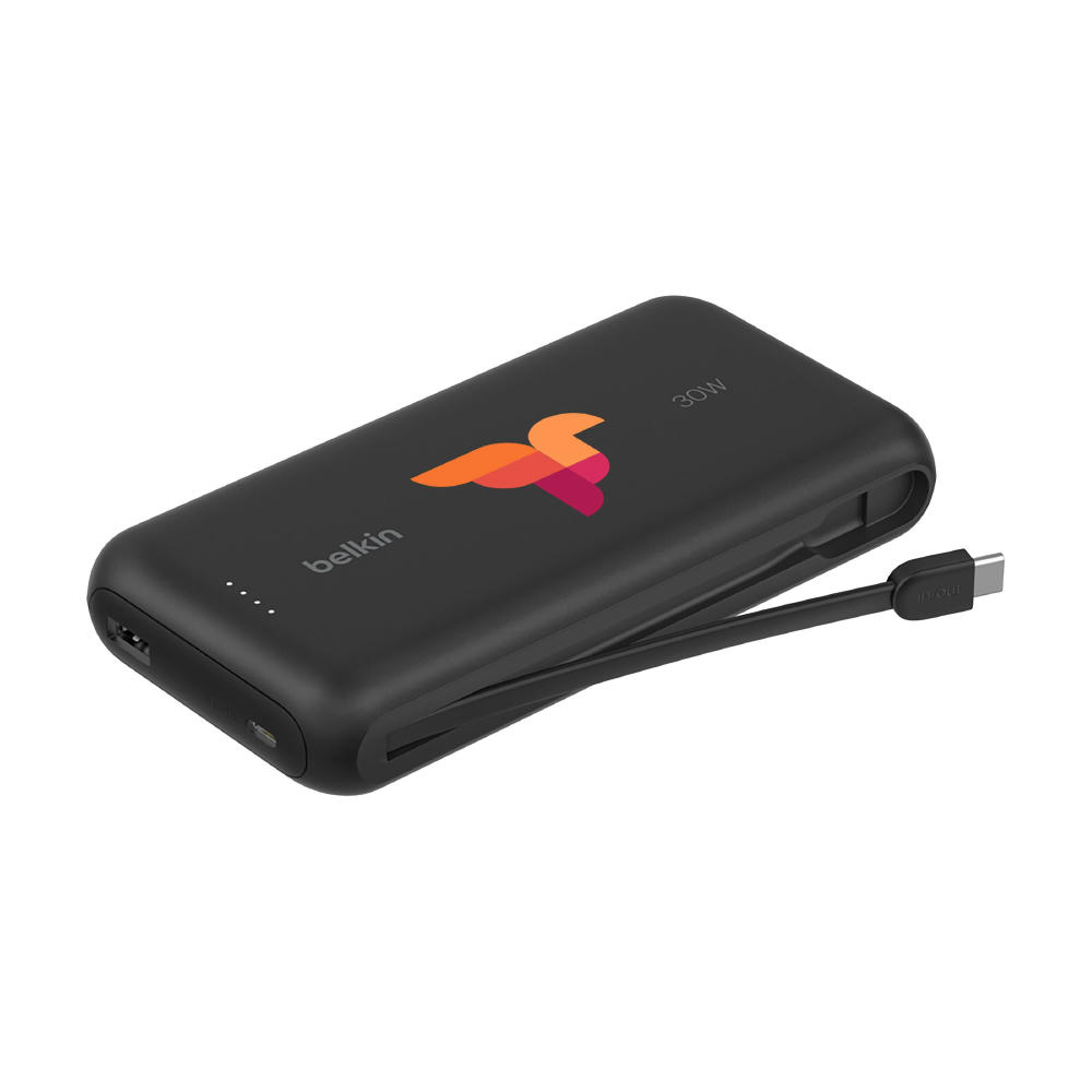 Belkin BoostCharge PowerBank 20K Integriertes Kabel Werbeartikel