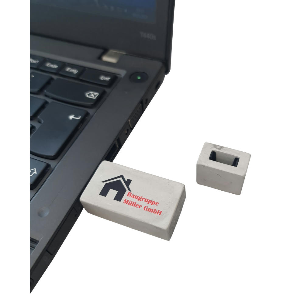 USB-Stick Beton B01 USB 2.0 Flash Disk   1 GB Grau Werbeartikel