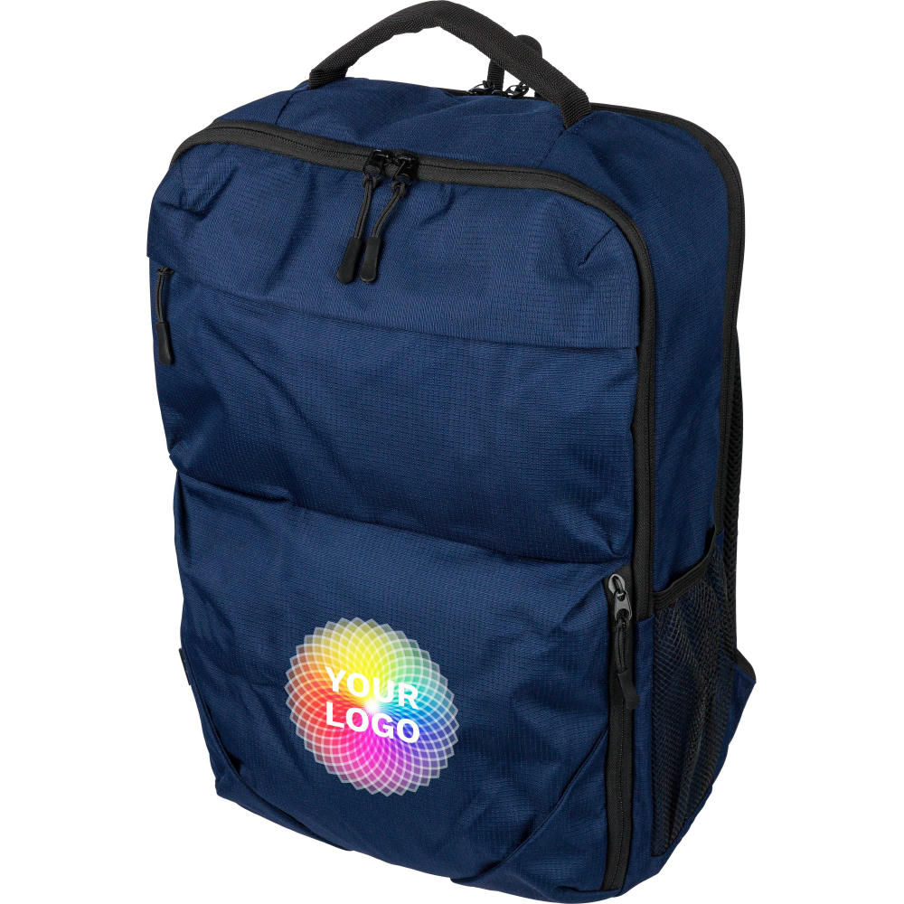 rPET (300D) Polyester Ocean Bound Rucksack Tova Werbeartikel