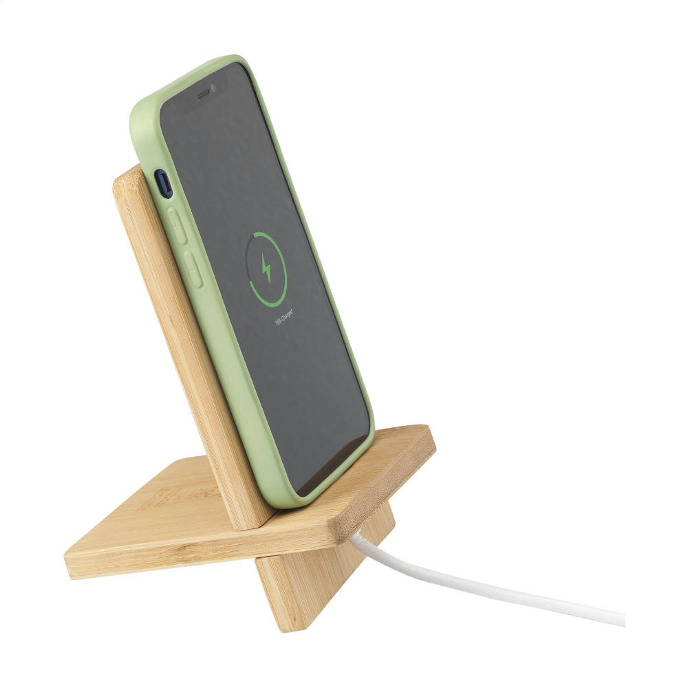 Product image Miyo Bamboo Phone Stand Handyhalterung Werbeartikel