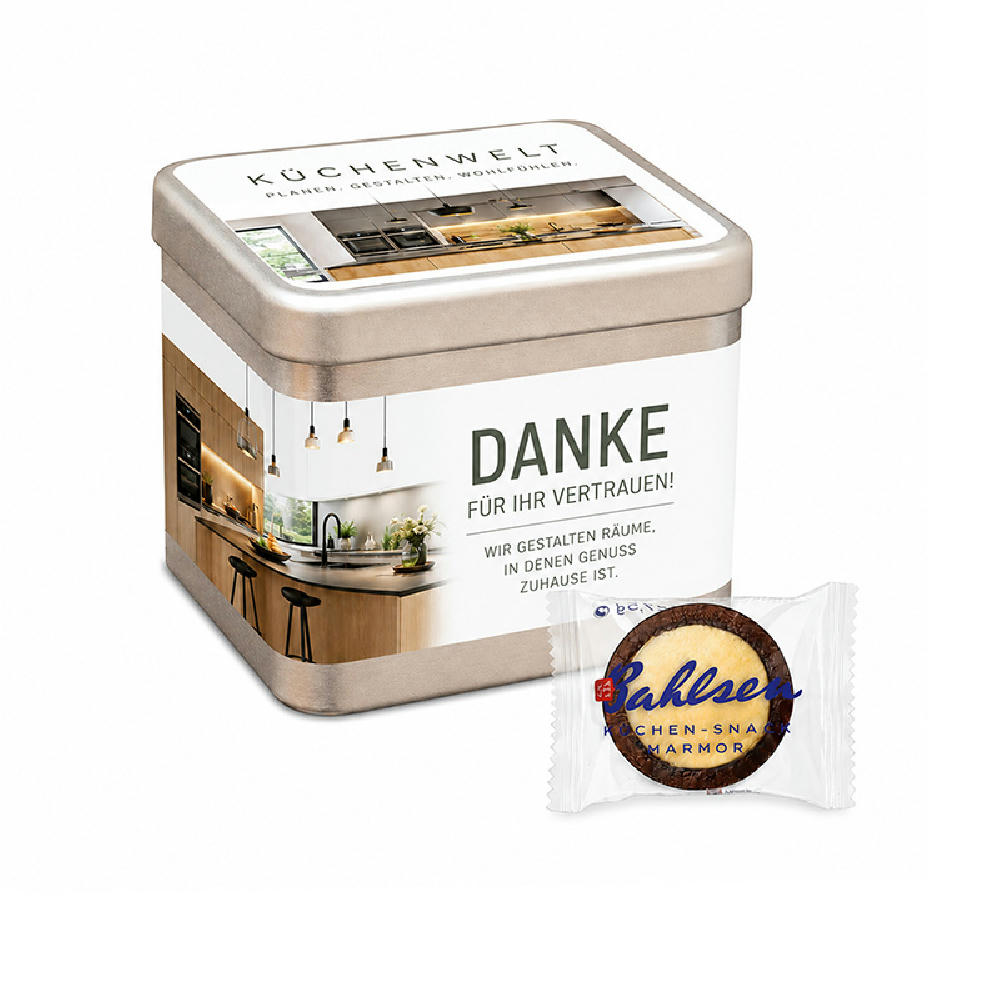 KubiTin – Mini-Marmorkuchen  Werbeartikel