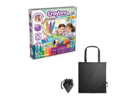 Crayon Factory Kit II. Lernspiel lieferung inklusive einer faltbaren geschenktasche aus 190T Werbeartikel